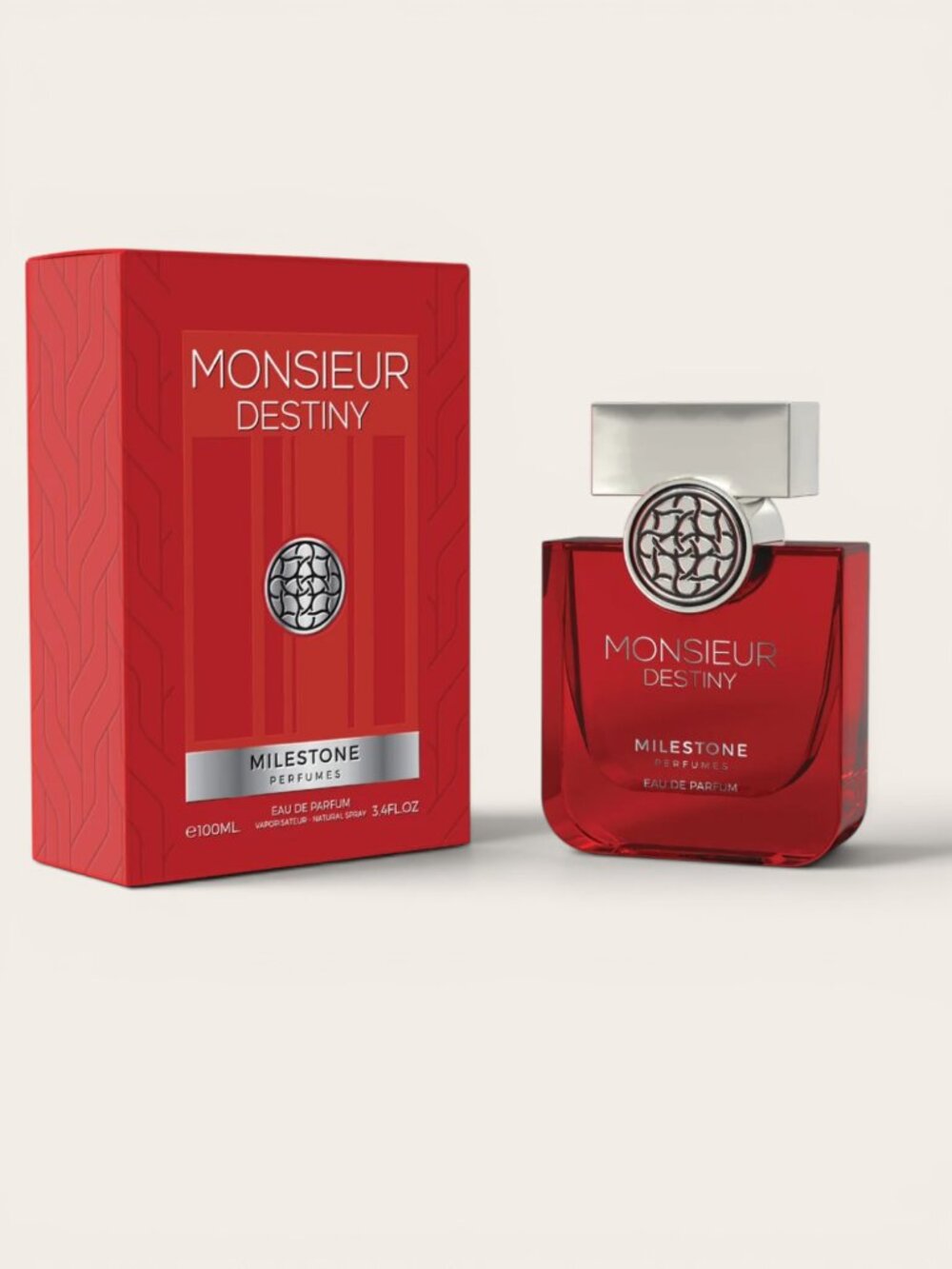 Monsieur Destiny by Milestone eau de parfum For Men 3.4 floz/100ml
